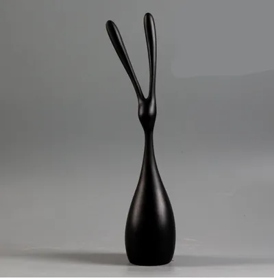 الحرف الزخرفية الحديثة لزينة راتنج الأرانب الهندسي
