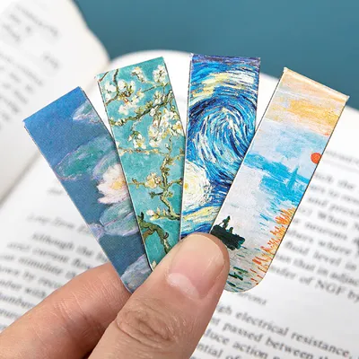 Van Gogh Art Handbook DIY Decorative Book Clip Fridge Magnet