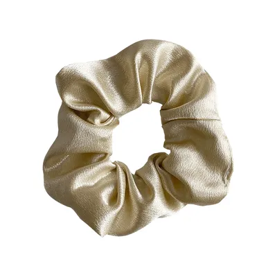 Simple satin retro large intestine loop hair rope