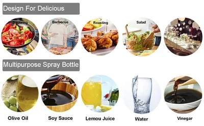 1 00ml Oil Sprayer For Cooking Portable Versatile Stainless Steel Olive Oil Spray Bottle Used For Salad Making Grilling Kitchen