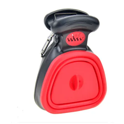 Dog Pet Travel Foldable Pooper Scooper With 1 Roll Decomposable bags Poop Scoop