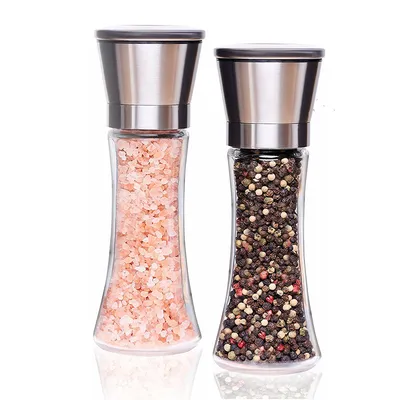 Creative Pepper Grinder 304 Stainless Steel Kitchen Utensils Ceramic Core Pepper Grinder Salt Grinder Manual Grinder Bottle
