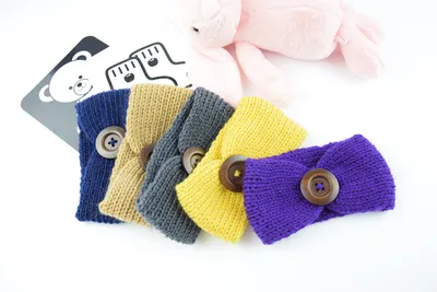Baby wool headband hand-woven hair accessories