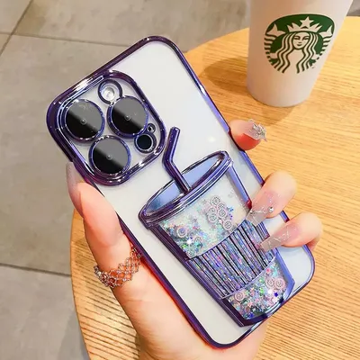 Electroplating Milky Tea Cup Phone Case