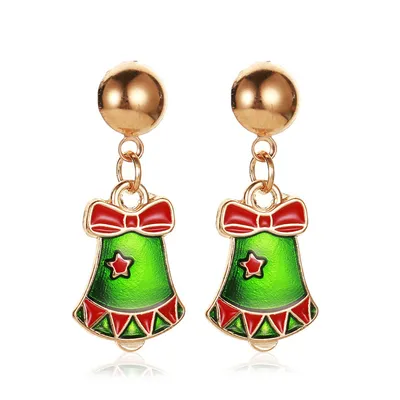 Christmas Snowflake Pumpkin Rainbow Earrings Women