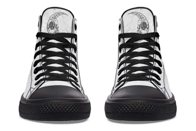 Printed Couple High-top Canvas Shoes