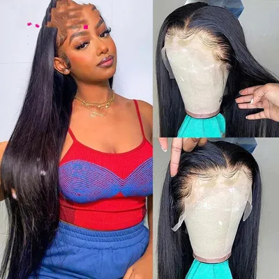 Straight Human Hair Headpiece Wig