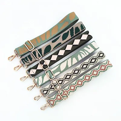 Ethnic Style Replacement Webbing One-shoulder Diagonal Bag Strap