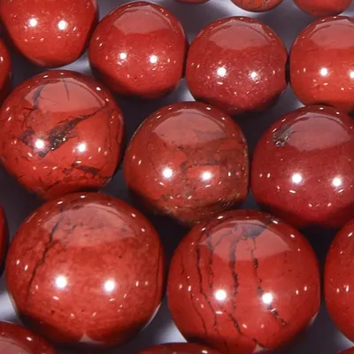 Natural Red Jasper Loose Bead Bracelet Accessories