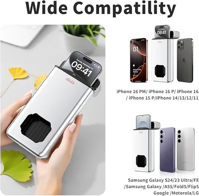 Portable Phone Lock Box With Timer For IPhone And Android Phones, Self-Control Timed Phone Jail Locker To Help Kids,Students, Adults Focus Back, Unplug From Phones Boost Your Mental Wellness