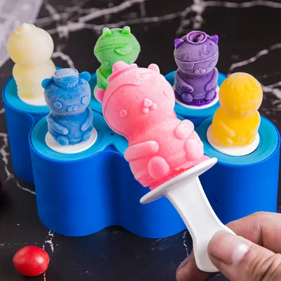 قالب آيس كريم سيليكون DIY