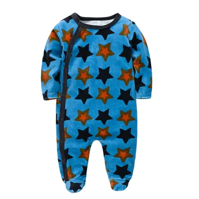 Baby Autumn and Winter Long-sleeved Warm Romper