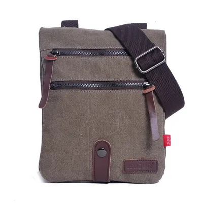 Double-layer special dual-use small crossbody men's bag