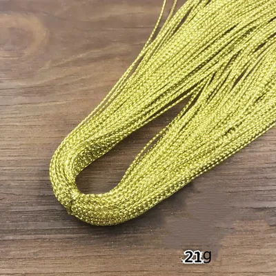 Baking Jewelry Tag Craft Line Eight-strand Gold And Silver