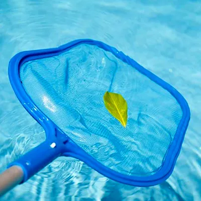 Swimming Pool Fishing Net Belt 122mm 5 Section Rod Cleaning Tool Supplies Set