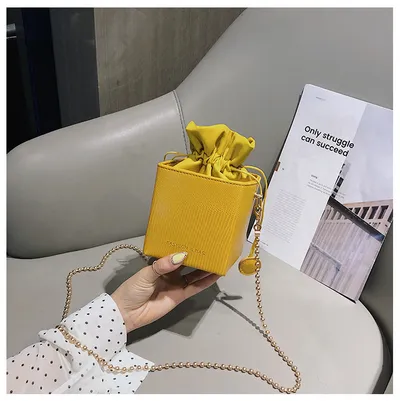 Women's bags new pumping bucket bag