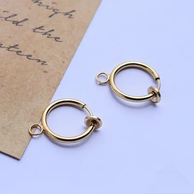 DIY Earrings Accessories Anti-allergic Copper Plated Ear Hooks