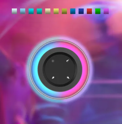 Speaker subwoofer ambient light