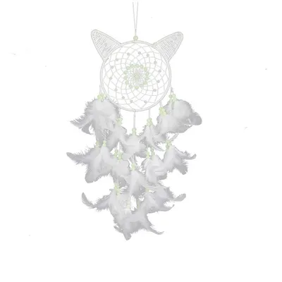 Creative Kitten-shaped Decoration Bedroom Pendants Home Dream Catcher Hanging Decoration Net