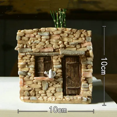 Creative Mini Small House Ornaments Micro Landscape Home Decorations