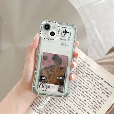 Card Cover Air Ticket Phone Case Soft