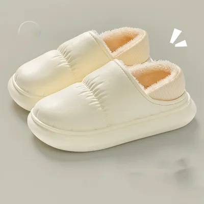 Waterproof Cotton Shoes For Women's Winter Bag And Household Use