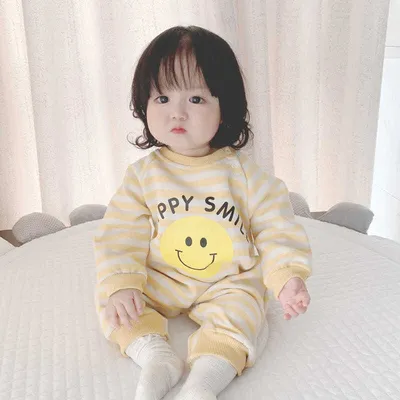 Baby Fall/winter Thickening One-Piece Baby Plus Velvet