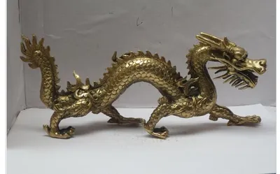 Pure Copper Dragon Ornaments Decoration Craft Furnishings