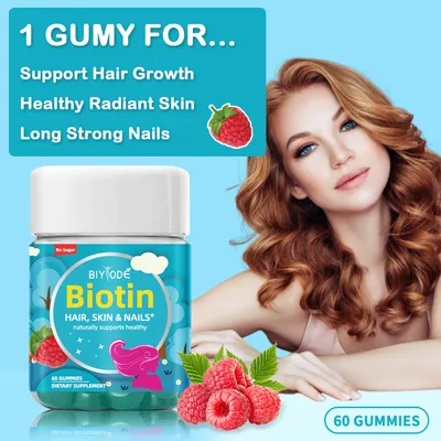 OEM ODM Ready Stock Fast Shipping Biotin Gummies Boost Immunity