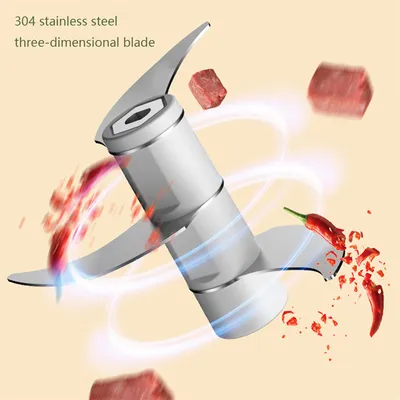 2 In 1 Electric Garlic Chopper USB Rechargeable Vegetable Chili Meat Ginger Masher Handheld Multipurpose Kitchen Gadgets