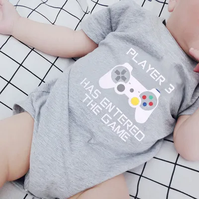 Baby short-sleeved romper triangle romper