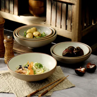 Nice Ceramic Restaurant Set Big Bowl