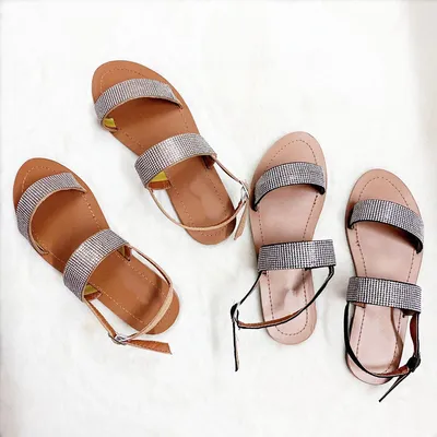 Diamond back bag slippers fashion sandals