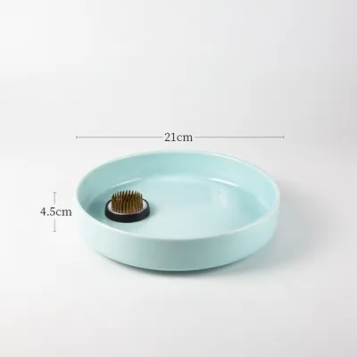 Japanese Flower Arrangement Ceramic Chinese Flower Plate