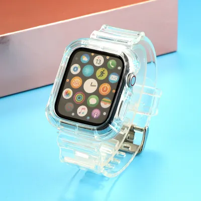 Transparent anti-drop watch strap