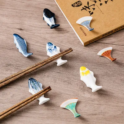 Japanese Creative Chopstick Holder Ceramic