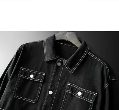 New Men's Casual Loose Denim Jacket