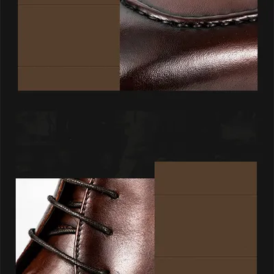 Men's High Top Leather Shoes Knight Leather Boots