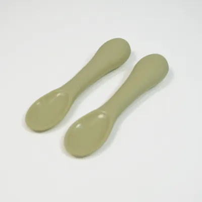 Children's  Training Auxiliary FoodShort Handle Spoon Set