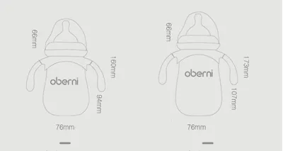 Wide Caliber Baby Milk Anti-Colic, Baby Bottle Anti-Fall