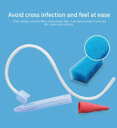 Baby Mouth Suction Nose Baby Cleaning Nose Anti-ride Nose Frida Nasal Aspirator Baby Health Care Medicine Dropper Accessories