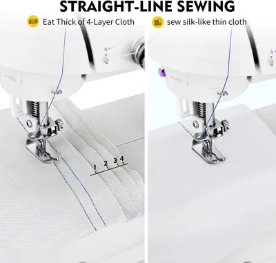 Portable Mini Electric Sewing Machine Multifunctional Desktop Tailor Home Use