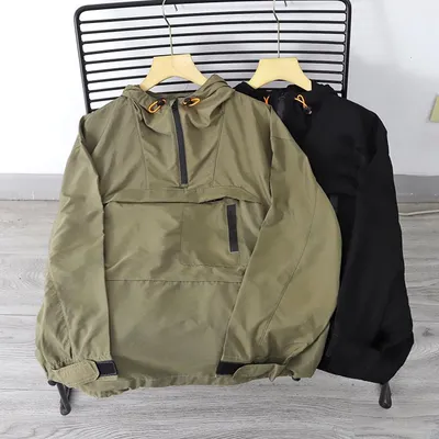 New Men's Fashionable Woven Single-layer Jacket