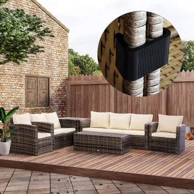 Outdoor Sectional Sofa Furniture Connector Fastener Clips - Set Of 10