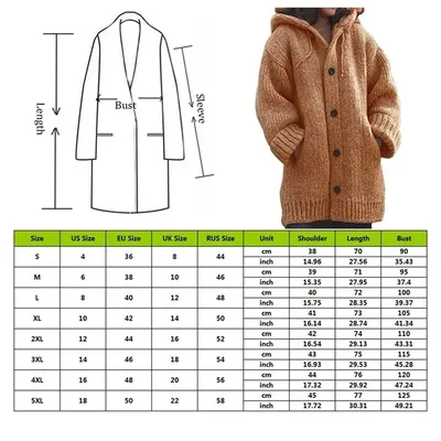Mid-length sweater new cardigan hooded jacket