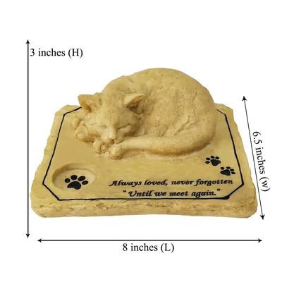 Resin Craft Decoration Pet Tombstone Can Be Placed