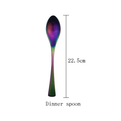 Stainless Steel Cutlery Set, Four Portable Frosted Western Tableware
