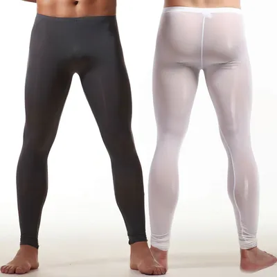 Men's Fashion Casual Warm Solid Color Leggings