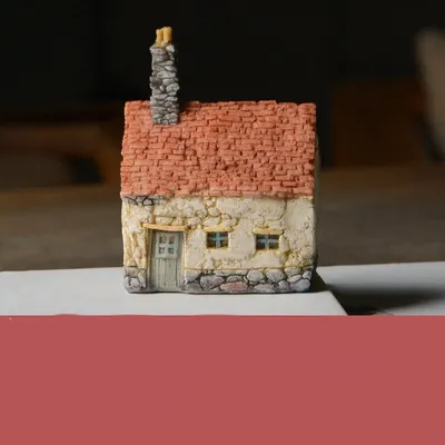 Creative Mini Small House Ornaments Micro Landscape Home Decorations