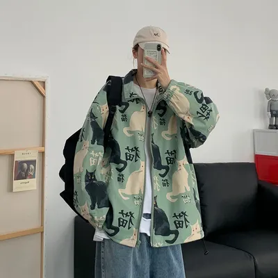 Ins All-matching Jacket Loose Hong Kong Style Casual Handsome Top